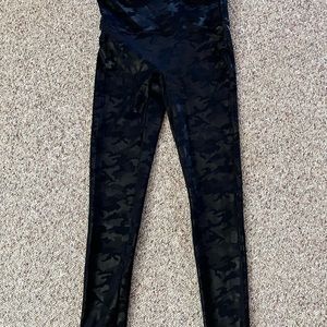Spanx faux leather camo size large
